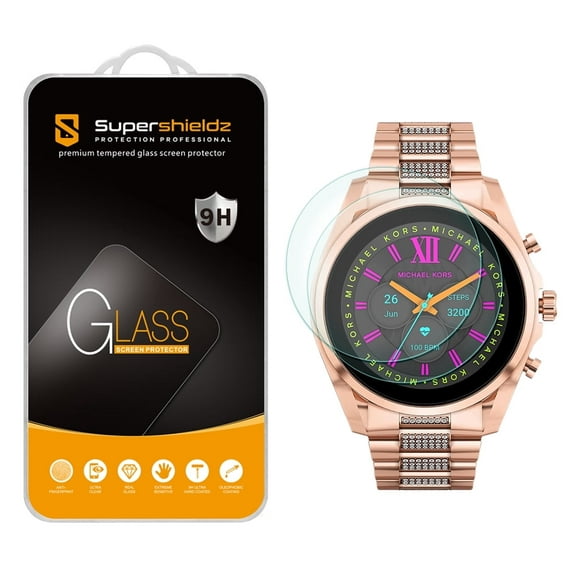 [2-Pack] Supershieldz for Michael Kors Gen 6 Bradshaw Tempered Glass Screen Protector, Anti-Scratch, Bubble Free