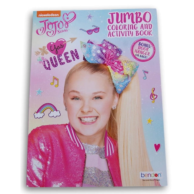 Libro para colorear y actividades Bendon JoJo Siwa «Yas Queen»