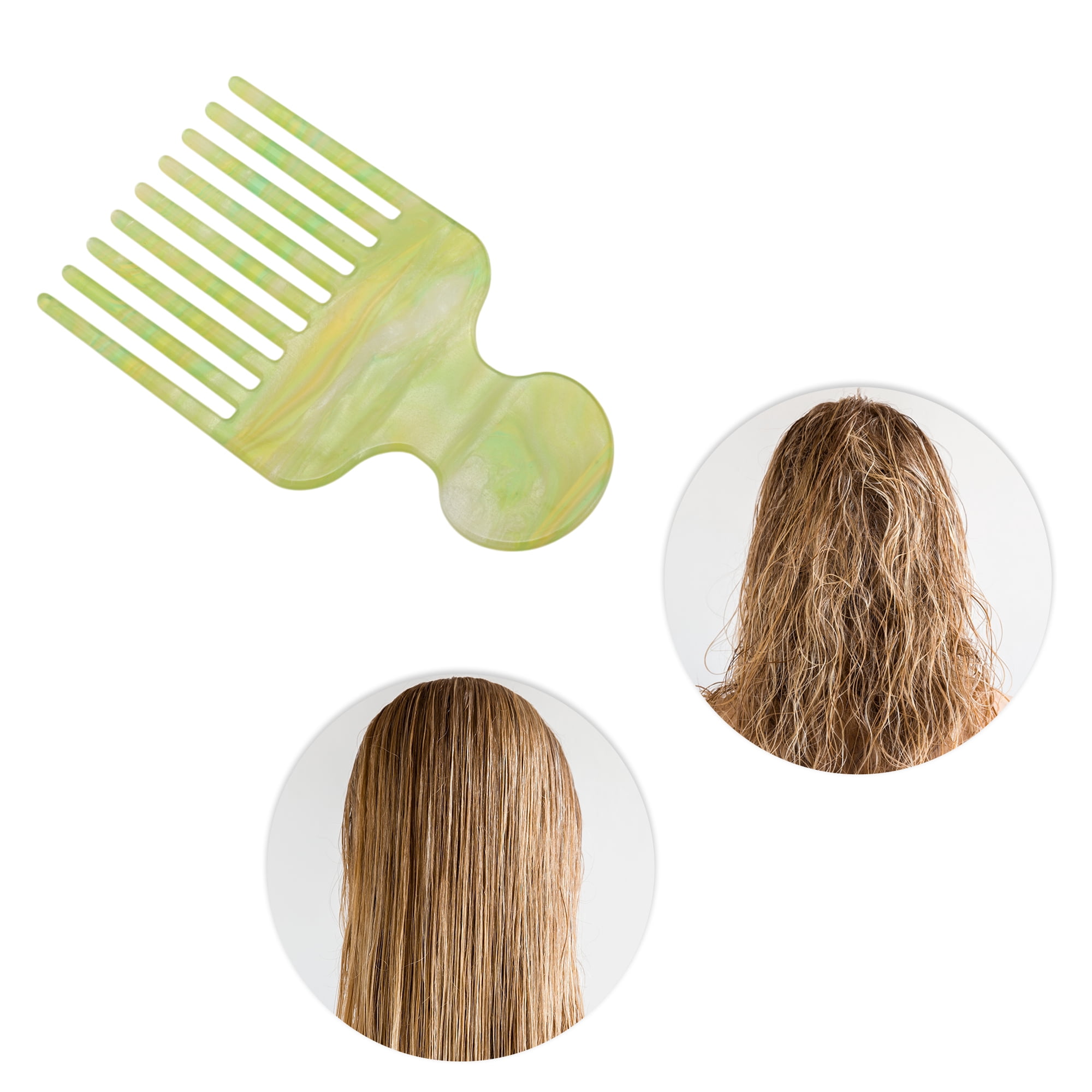 Unique Bargains 1 Pc Fashion Hair Insert Comb for All Hair Types Styles Green