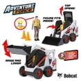 thumbnail image 2 of Adventure Force Freewheeling Bobcat Loader Play Set with Posable Figure and Accessories (5 Pieces), 2 of 6