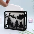 thumbnail image 4 of Christmas Decorations Outdoor Rack Christmas Napkin Holder Napkin Stand Xmas Tree Tissue Dispenser Tabletop Paper Napkin Organizer Xmas Decoration For Home Hotel Bar Restaurant Storage rack, 4 of 5