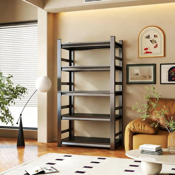 Garage Shelving, 72" H Heavy Duty Metal Storage Shelves, 3000LBS 5-Tier Metal Storage Rack for Garage Organization, Basement, Workshop, 36″W x 16" D