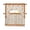 Beige, variant on Fall Kitchen Curtains Set for Windows 3 Piece Cafe Curtains 36 Inch Length Swag Curtains Valances and Tier Set Thanksgiving Autumn Farmhouse Maple Leaves on Linen Drapes for Bedroom Bathroom