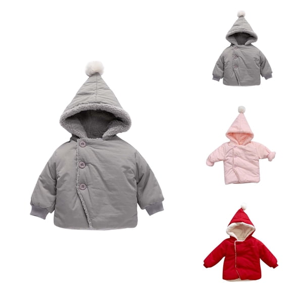 Girls' Fashion Girl Jacket Boys Girls Down Coat Lightweight Down Jacket Button Type Fashion Winterchildren Snowsuit