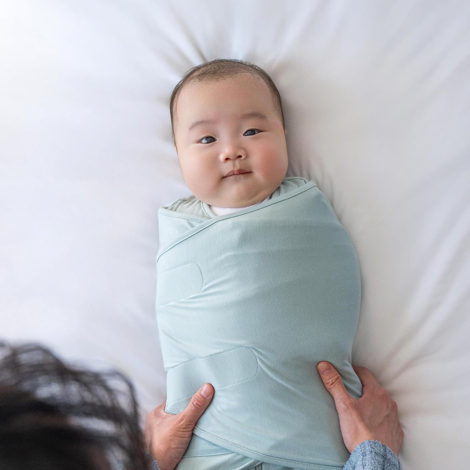 HALO SleepSack SuperSoft 3-Way Baby Swaddle Wearable Blanket, Small, CalmSage