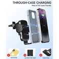 thumbnail image 4 of Fast Wireless Car Charger Vent Mount, Automatic Clamping 10W/7.5W Fast Charging Air Vent for iPhone 12/12 Pro/SE/11 Pro/11 Pro Max/Xs MAX/XS/XR/X/8/8+,Samsung S20/S10/S10+/S9/S9+/S8/LG V30/etc, 4 of 7