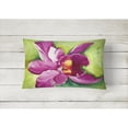 thumbnail image 2 of Carolines Treasures JMK1120PW1216 Orchid Canvas Fabric Decorative Pillow  12H x16W multicolor, 2 of 3