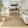 thumbnail image 2 of Nourison Natural Jute Solid Natural 6' x 9' Area Rug (6x9), 2 of 11