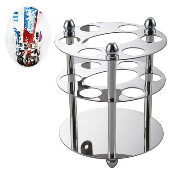 Stainless Steel Toothbrush and Toothpaster Holder Toothbrush Organizer Box Bathroom Accessories