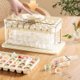 thumbnail image 1 of Bandeja de hielo prensada de 64 cavidades, molde para cubitos de hielo de gran capacidad, fácil desmolde, con tapa, caja de hielo con pala para hielo., 1 of 7