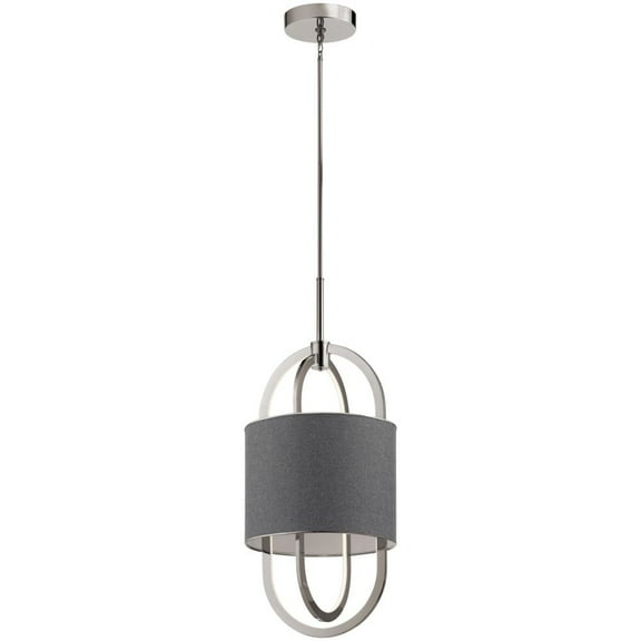 83340PN Elan Lighting Jolana - 38.5 Inch 49W 2 LED Pendant-Polished Nickel Finish    -Traditional Installation