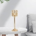 thumbnail image 2 of Langgg European Style Crystal Candle Holder Candlesticks for Dinner Wedding Party L, 2 of 6