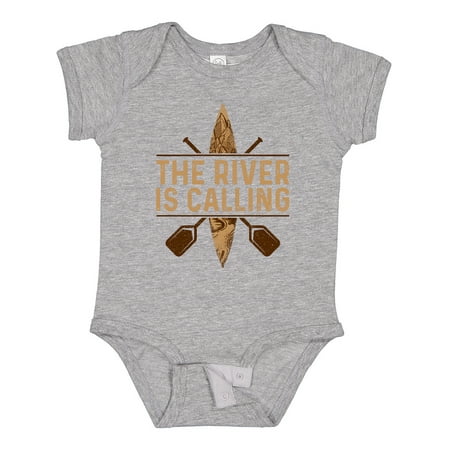 

Inktastic Kayaking River is Calling Kayak Gift Baby Boy or Baby Girl Bodysuit