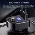 thumbnail image 3 of Émetteur FM Sans Fil pour Voiture MP3 Audio Chargeur USB Adaptateur Mains Libres, 3 of 7