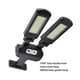 thumbnail image 5 of Inteprter Luz con Sensor de energía Solar para el hogar, exterior, impermeable, lámpara de calle con Control remoto, equipo de iluminación, dispositivos Iluminación y accesorios 200LED Inteprter HA073775-02, 5 of 6