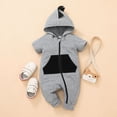 thumbnail image 2 of Sngxgn Baby Girls' Sleeveless Bodysuit Dress(Grey,68), 2 of 7