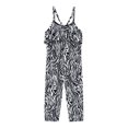 thumbnail image 4 of Coerni Girls Jumpsuit Striped Sleeveless Girl Casual Rompers Suspender Wide Leg Pants with Belt Jumpsuit for Girls 1-6 Years, 4 of 4