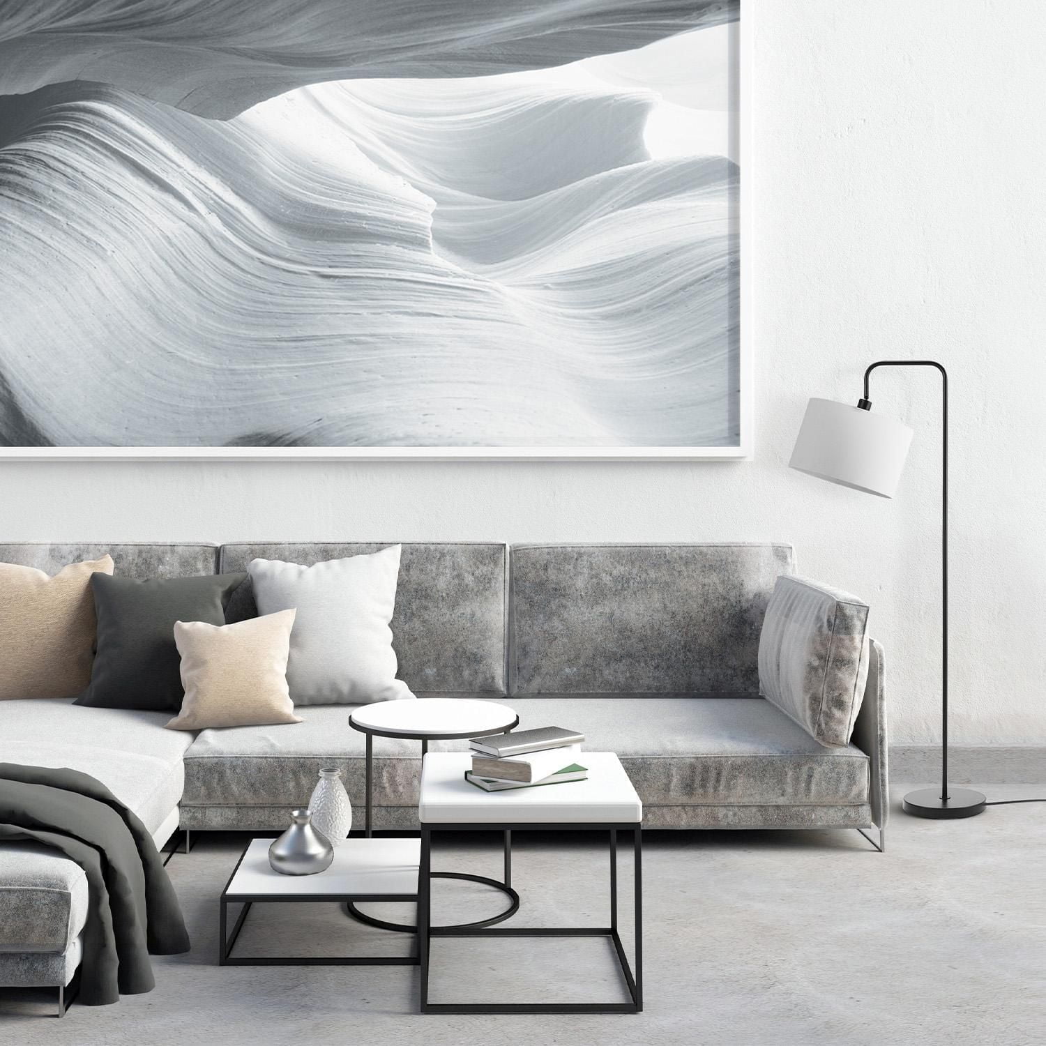 Lampe sur pied en métal de 58", collection Barden par Globe Electric