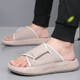 thumbnail image 4 of Xucatan Men's Rebound Unisex Recovery Slide Sandals Fashionable And Casual Versatile Soft-Soled Breathable Casual Beach Slippers Gift, 4 of 6