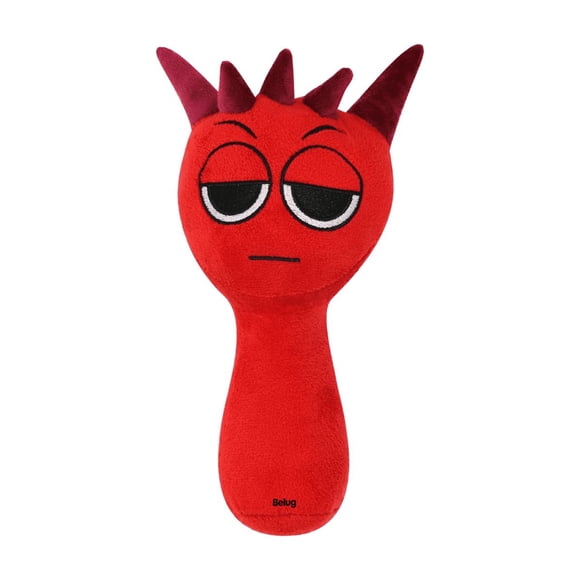 Peluches Simpático 1pz Belug, Rojo