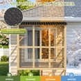 thumbnail image 6 of Haverchair Cat Catio, Cat Window Perch for Large Indoor Cats, Window Box Enclosure with 4 Jump Platforms, Wooden Window Hammock for Multi Kittens, All-Weather Use Outdoor Small Pet Perch House, 6 of 12