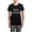 With Checker Pant, variant on CafePress - Keep Your Lines Straight Women's Dark Pajamas - Women's Short Sleeve Print T-Shirt and Pants Dark Cotton Pajama Set