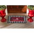 thumbnail image 6 of Evergreen Merry Little Christmas Sassafras Indoor Outdoor Switch Doormat 1'10"x10" Red, 6 of 8