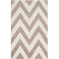 thumbnail image 2 of SAFAVIEH Cambridge Kaitlyn Zig Zag Stripes Wool Area Rug, Beige/Ivory, 2' x 3', 2 of 7