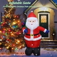 thumbnail image 2 of Decoración de muñecas de muñeco de nieve inflable con luz LED para decoración de fiesta de jardín de Navidad JShteea El nuevo, 2 of 9
