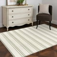 thumbnail image 5 of Sage Green Striped Area Rug 4x6 Washable Rug Non Slip Modern Farmhouse Green Stripes Large Area Rug Indoor Floor Carpet for Entryway Bedroom Kitchen Living Room Home Office Dining Room Nursery, 5 of 8