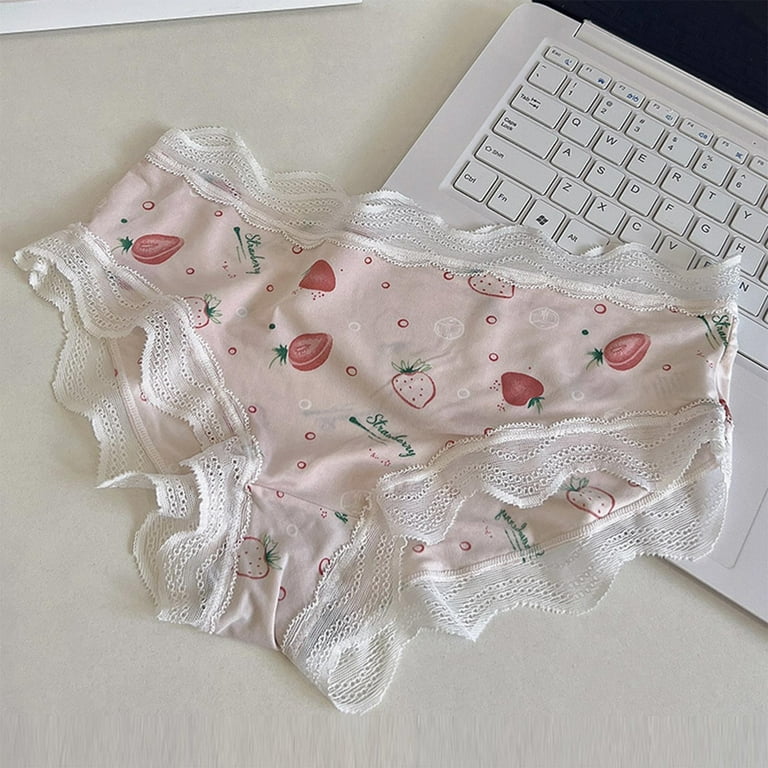 eczipvz Cotton Underwear for Women Women's Comfort, Period. Bikini Panties,  Postpartum and Menstrual Leak Protection Underwear, Period Panties Pink,X-S  