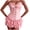 Pink, variant on Corsets for Women Dress Top Skirt Set Bustier Lingerie Plus Size Vintage Burlesque Renaissance