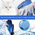 thumbnail image 5 of Pet Grooming Glove 2 PCS, Upgraded Soft Pet Hair Remover Gentle Deshedding Brush Glove Deshedding Tool for Cats Dogs -Efficient Pet Hair Remover Mitt, 5 of 8