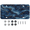Multicolor 4, variant on ADECORIVY Blue Orange Feather License Plate, Aluminum Decorative Novelty Vanity Tag with 4 Holes, Front Plate for Men Women Car Tag Accessories, 6 x 12 inch