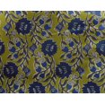 thumbnail image 4 of oneOone Georgette Viscose Fabric Leaves & Floral Block Decor Fabric Printed BTY 42 Inch Wide, 4 of 5