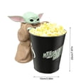 thumbnail image 3 of Popcorn Bucket with Cute Green Alien Figure Collectible Movie Snack Holder Plastic Theater Style Snack Tub for Kids and Adults Home Theater Party Decor, 3 of 7