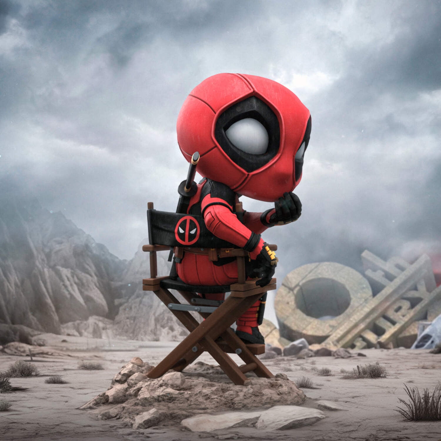 Diamond Marvel Comics: Deadpool  Wolverine - Deadpool Minico AF Vinyl Figure