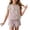Z08 Pink, variant on Girls Summer Elegant Outfits Sets Sleeveless 3D Floral Applique Tank Tops and Pleated Flowy Shorts Kids Party Boutique Holiday Cute Clothes