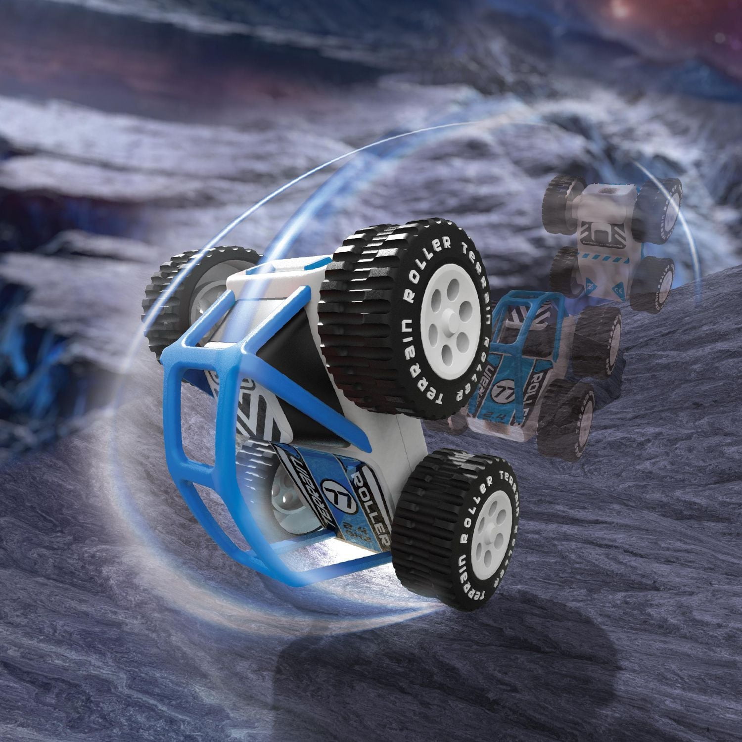 X-Treme Roll High Performance Remote Control Vehicle – Blue, Remote Control Vehicle