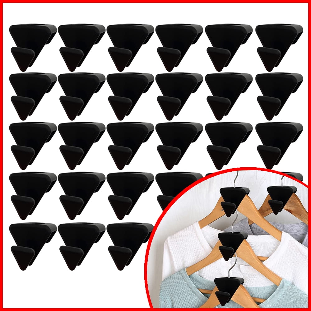 Clothes Hanger Triangles Connector Hooks Cascading Plastic Hanger Hooks