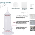 thumbnail image 2 of Lace Border Canopy Bed Canopy Lace Mosquito Net, Insect Repellent Children Princess Play Tent Decoration for Children's Room, Height 250cm, Color, 2 of 3