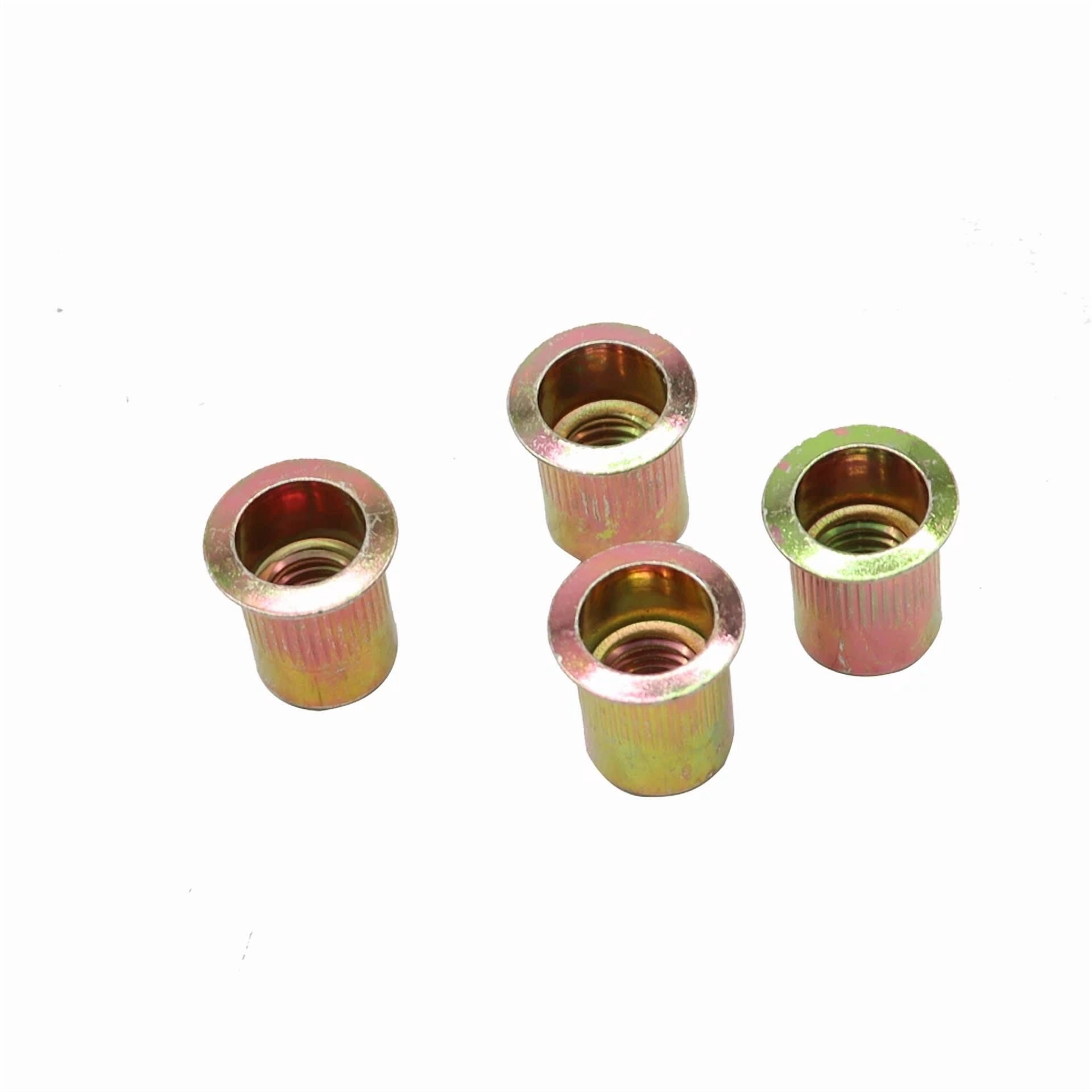 CIRCLE- 50Pcs New 3/8-16 Rivet Nut Rivnut Insert Nutsert Carbon Steel Zinc Plated