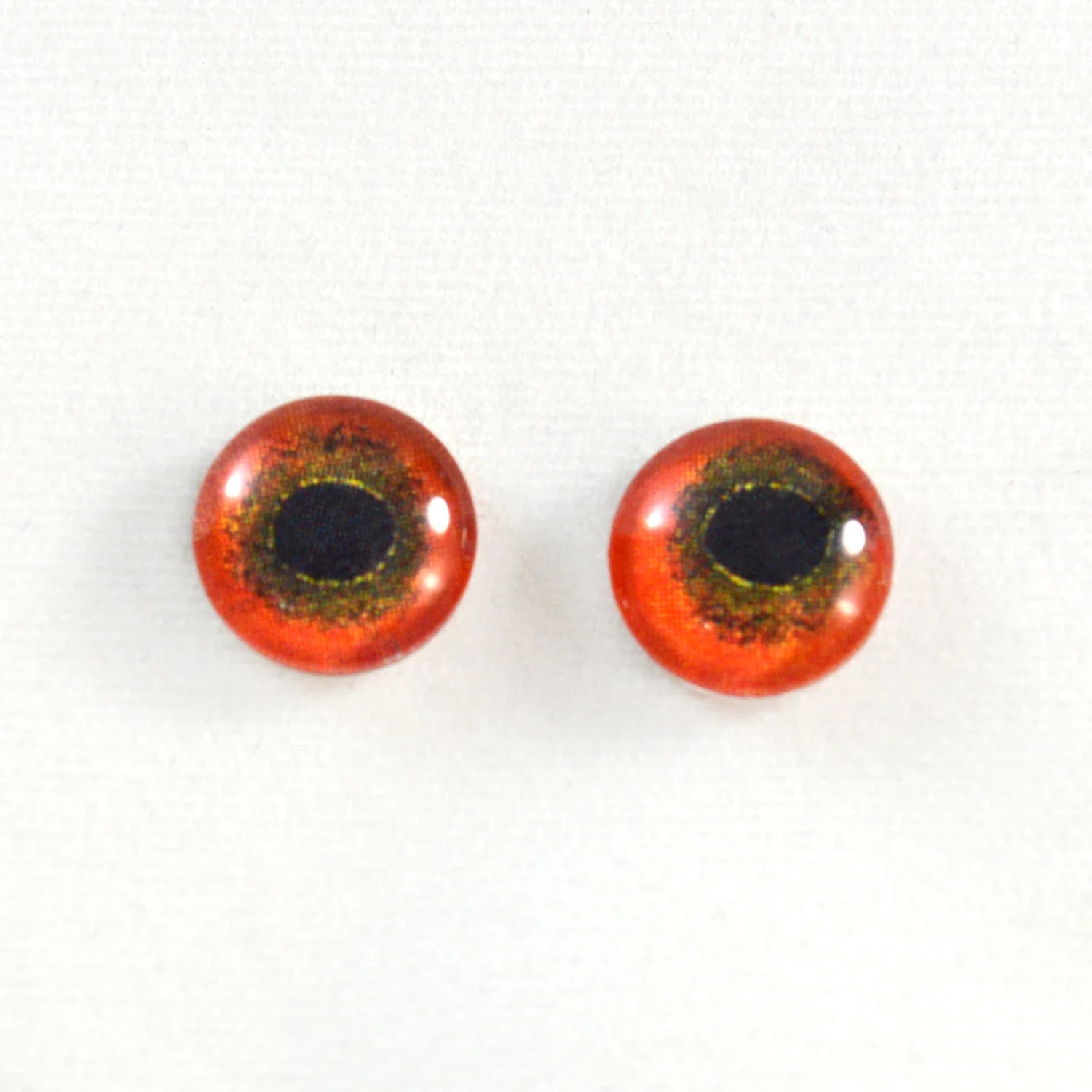 Bulk Lot 12 Pairs of 10mm Bird Glass Eyes