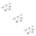 thumbnail image 4 of Bewildely Paquete de 6 árbol de Navidad estrellas patio Navidad Año Nuevo cumpleaños adorno colgante hogar Oficina vacaciones accesorios Type1 NO1, 4 of 6