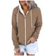 thumbnail image 1 of Puntoco Las mujeres imprimen cuello redondo manga larga suelta sola sudadera tops pullover blusa Puntoco Puntoco-1, 1 of 4