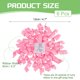 thumbnail image 2 of Uxcell 4 pulgadas lazos rizados de grosgrain para envoltura de regalos, lazos de cinta autoadhesiva, lazos de torsión rosa oscuro, 6 piezas, 2 of 7