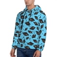 thumbnail image 3 of Fotbe Men's Hoodie with Graduation Hats2 Pattern - Kangaroo Pocket Pullover Hooded Sweatshirt, Perfect for Daily Wear, Travel, and Home-4X-Large, 3 of 7