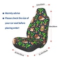 thumbnail image 3 of Lsque Cute Hedgehogs Cactus Blue Pattern Car Seat Covers for Front Seats , Waterproof Seat Covers for Cars, Sporty Front Seat Covers,Car Seat Cover Protector Front Seats, 3 of 5