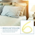 thumbnail image 4 of unbranded L Shaped Mattress Gap Filler Pillow Wedge Yellow for Bed and Headboard Gap, 4 of 8