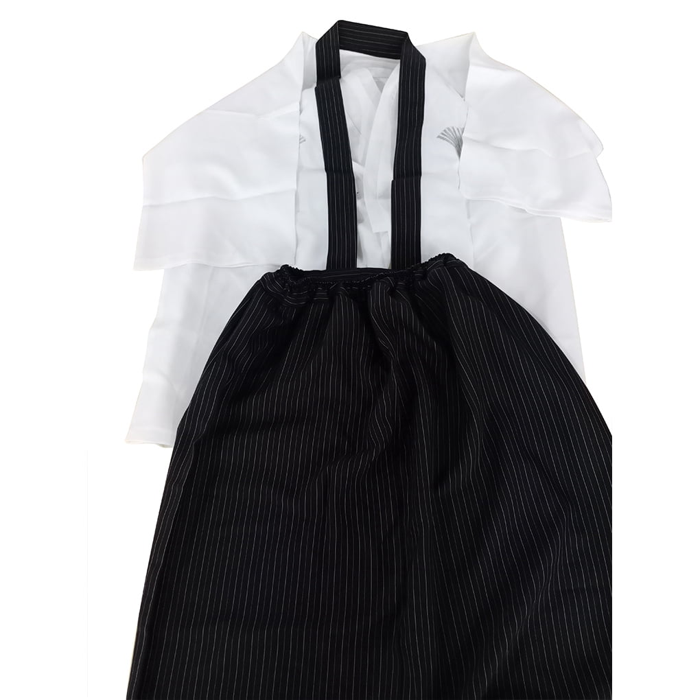 Men Traditional Stripe Samurai Clothes 